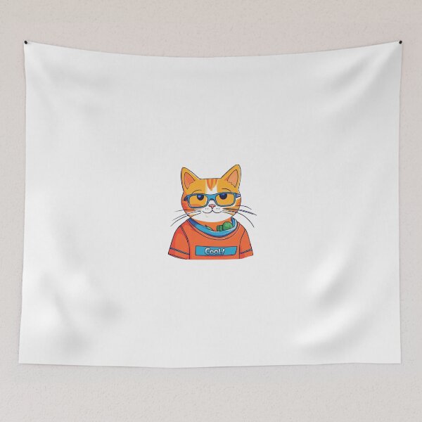 Item preview, Cool Cat in Tshirt designed and sold by Subhankar Mandal.
