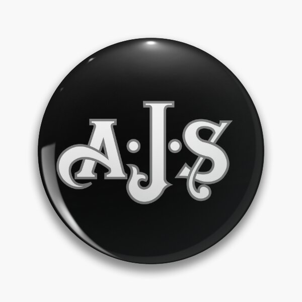 Item preview, AJS Motorcycles - white print designed and sold by retropetrol.
