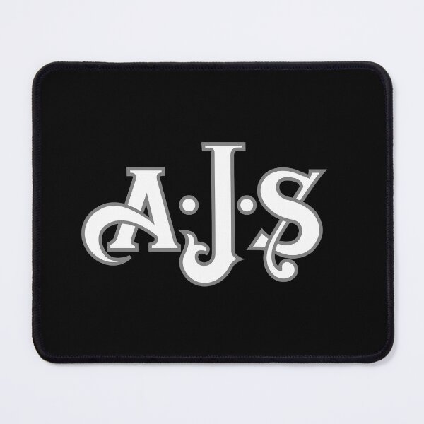 Item preview, AJS Motorcycles - white print designed and sold by retropetrol.