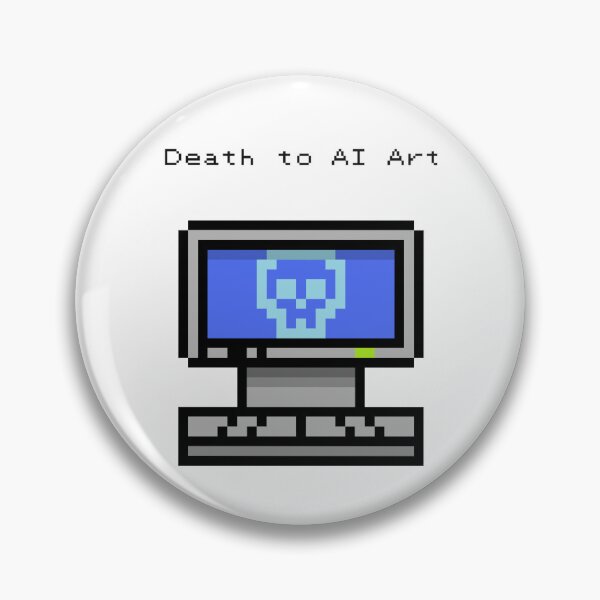 Item preview, Anti AI Art Pixel Art designed and sold by AeternumInferis.