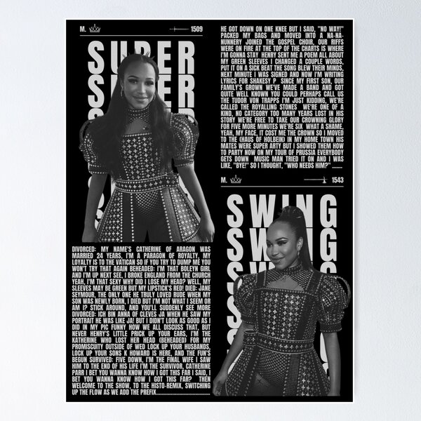 Item preview, 'SUPER SWING' (Shakira Simpson) design designed and sold by Stagey Aesthetics.
