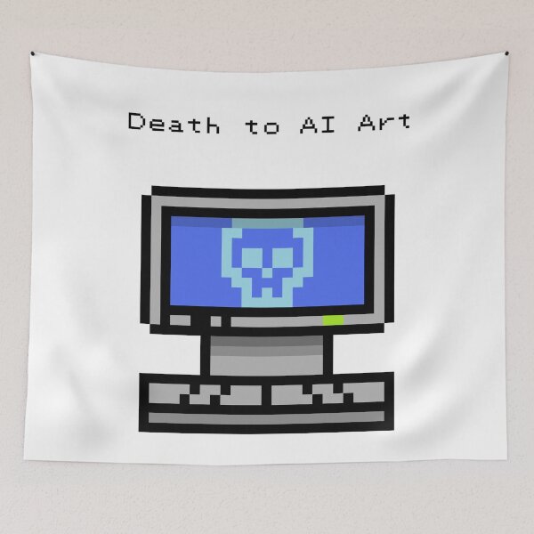 Item preview, Anti AI Art Pixel Art designed and sold by AeternumInferis.