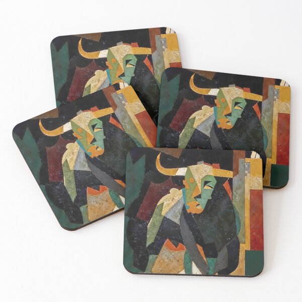 Item preview, cubist style bull designed and sold by Javier Arizabalo Garcia.