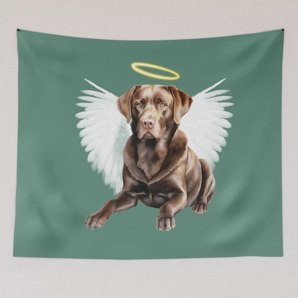 Item preview, Chocolate Labrador Angel designed and sold by rmcbuckeye.