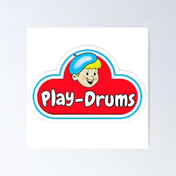 Item preview, Drummer Play Drums Vintage Logo  designed and sold by rskk74.