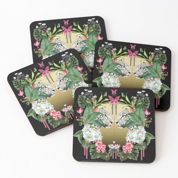 Item preview, Leaf Korea design in black  designed and sold by Sonia Jones Art.