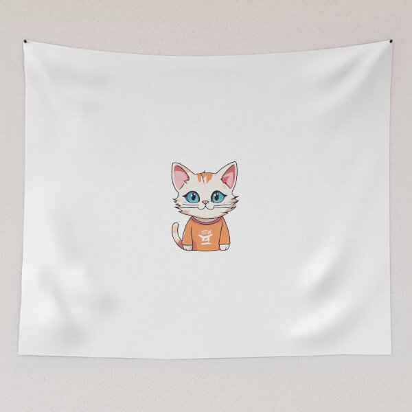 Item preview, Cute Innocent Cat in Shirt designed and sold by Subhankar Mandal.