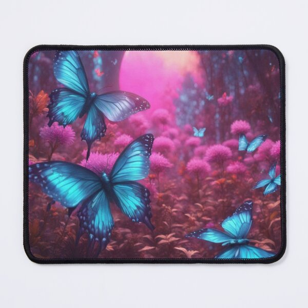 Item preview, Dreamy Forest with Glowing Blue Butterflies	 designed and sold by pr0sebadwo.