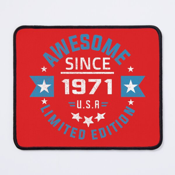 Item preview, Awesome since 1971 designed and sold by HB Shirts.