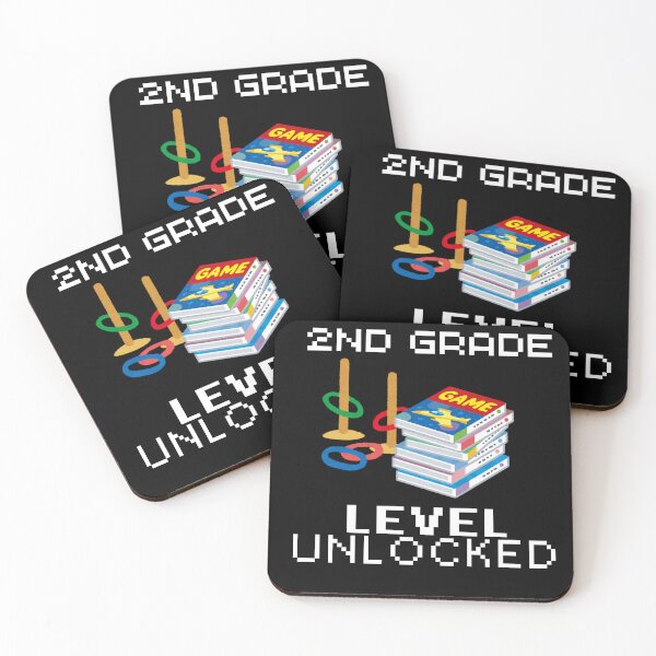Item preview, Level Up 2nd Grade Unlocked Back to School Video Gamer designed and sold by sumajouda.