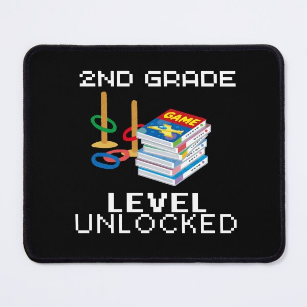 Item preview, Level Up 2nd Grade Unlocked Back to School Video Gamer designed and sold by sumajouda.