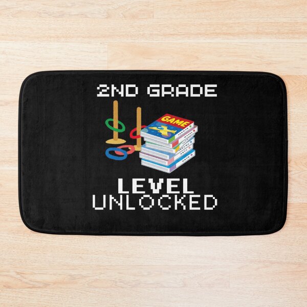 Item preview, Level Up 2nd Grade Unlocked Back to School Video Gamer designed and sold by sumajouda.