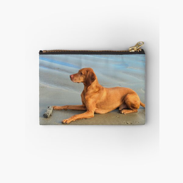 Item preview, Hungarian Vizsla on a Sandy Beach designed and sold by Dorset Girl.