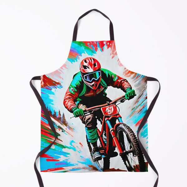 Aperçu de l'œuvre Splash de déchiquetage VTT rouge créée et vendue par GrizzlyCollective.