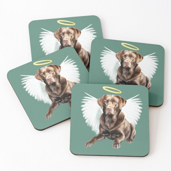 Item preview, Chocolate Labrador Angel designed and sold by rmcbuckeye.