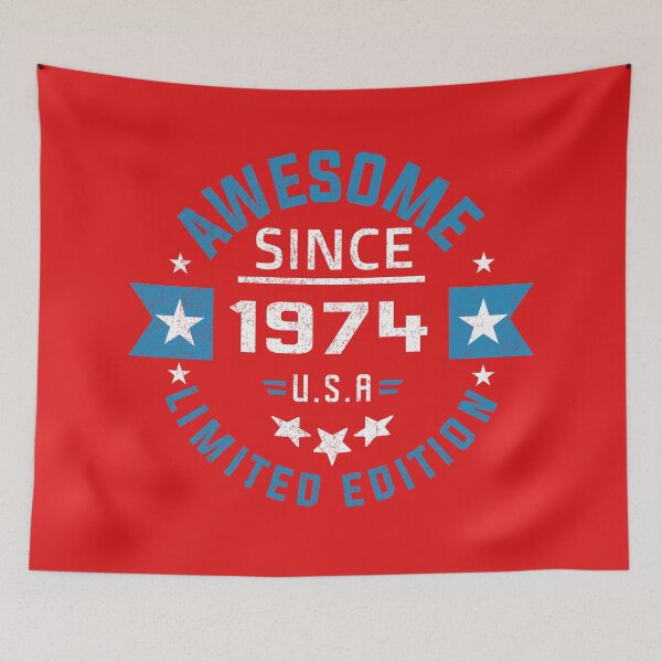 Item preview, Awesome since 1974 designed and sold by HB Shirts.
