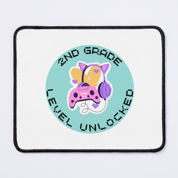 Item preview, Level Up 2nd Grade Unlocked Back to School Video Gamer designed and sold by sumajouda.