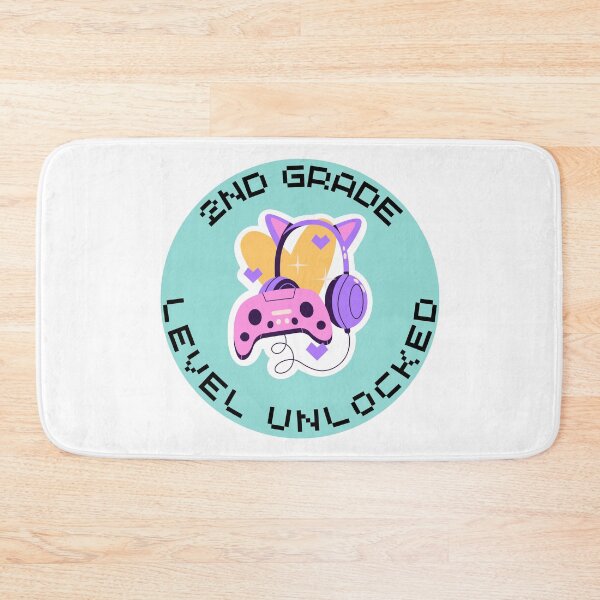 Item preview, Level Up 2nd Grade Unlocked Back to School Video Gamer designed and sold by sumajouda.
