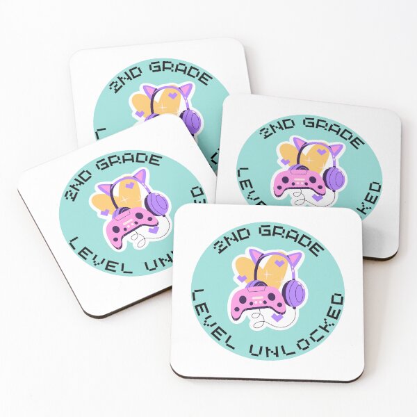 Item preview, Level Up 2nd Grade Unlocked Back to School Video Gamer designed and sold by sumajouda.