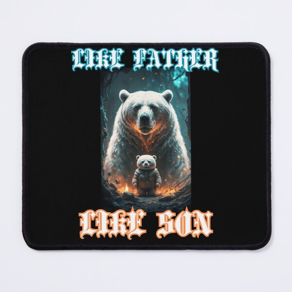 Item preview, Like father like son with bears happy cute gothic gifts for family designed and sold by thankful-loco.