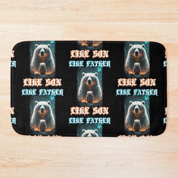 Item preview, Like father like son with bears happy cute gothic gifts for family designed and sold by thankful-loco.