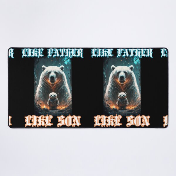 Item preview, Like father like son with bears happy cute gothic gifts for family designed and sold by thankful-loco.