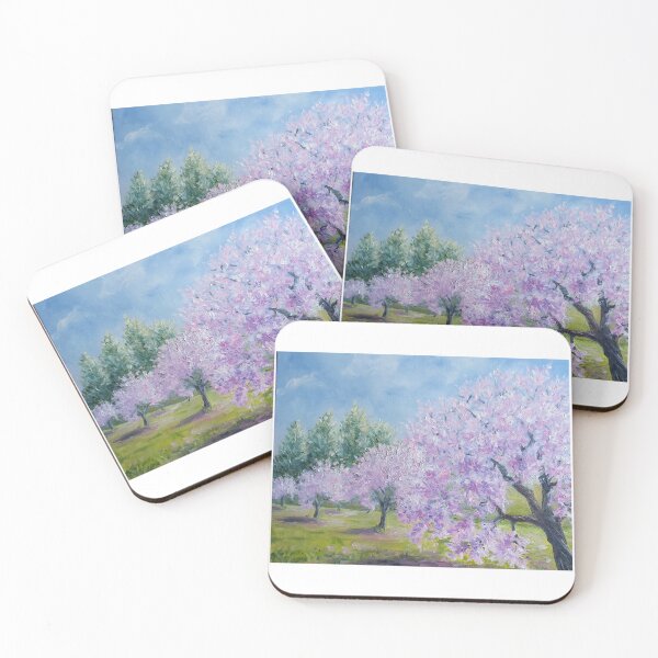 Item preview, Almond trees in bloom designed and sold by clayreparisshop.