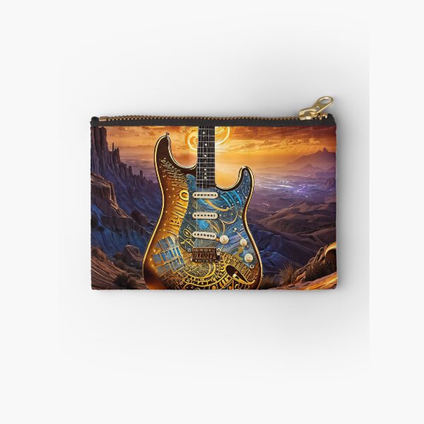 Item preview, Surreal Guitar: Cosmic Lights Over Canyon designed and sold by LSVart.