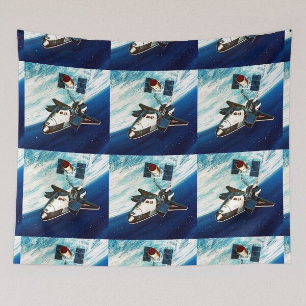 Item preview, Space Shuttle In Earth Orbit 1976 designed and sold by RocketshipRetro.