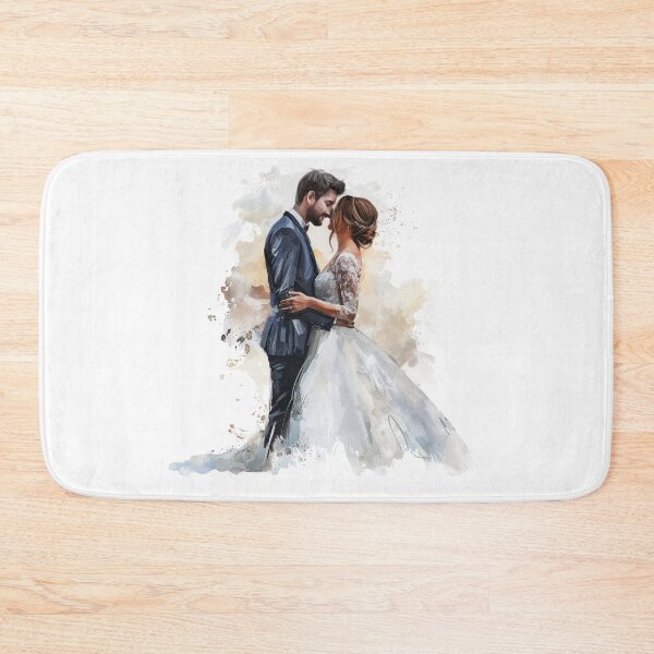 Item preview, Wedding Couple designed and sold by BlueDoeArt.