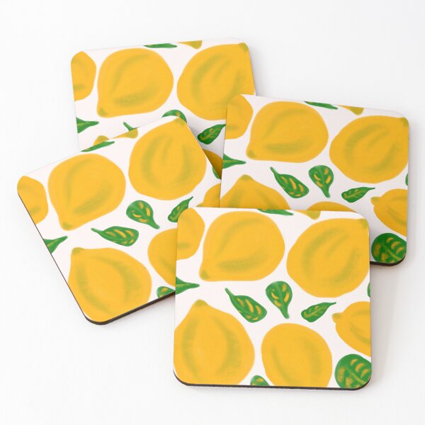 Item preview, Lemons on ecru designed and sold by KaroLeenaDesign.