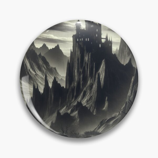 Item preview, Sinister Mountains Retro Art designed and sold by InsanseCreation.