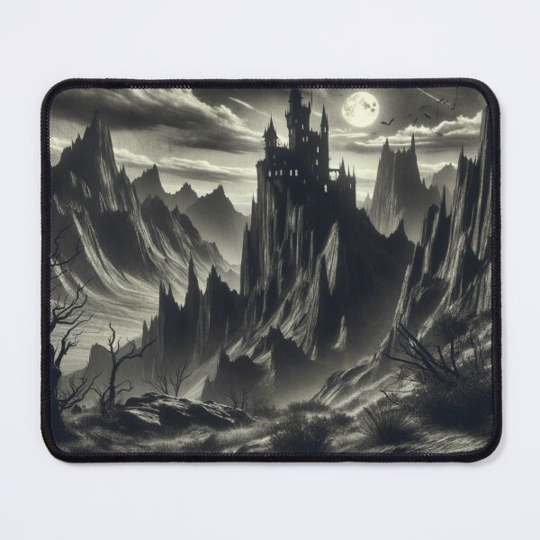 Item preview, Sinister Mountains Retro Art designed and sold by InsanseCreation.
