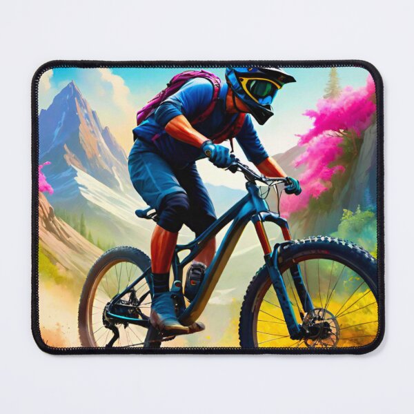 Item preview, Vibrant MTB Racer design designed and sold by GrizzlyCollective.