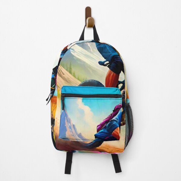Item preview, Vibrant MTB Racer design designed and sold by GrizzlyCollective.