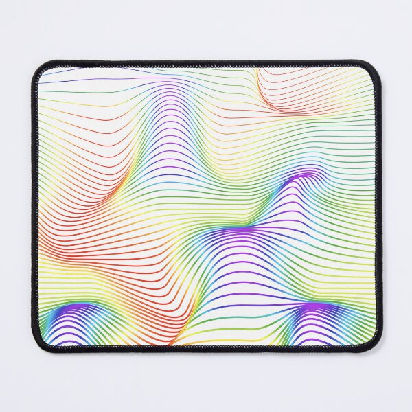 Item preview, Rainbow wavy lines designed and sold by AchromaticM.
