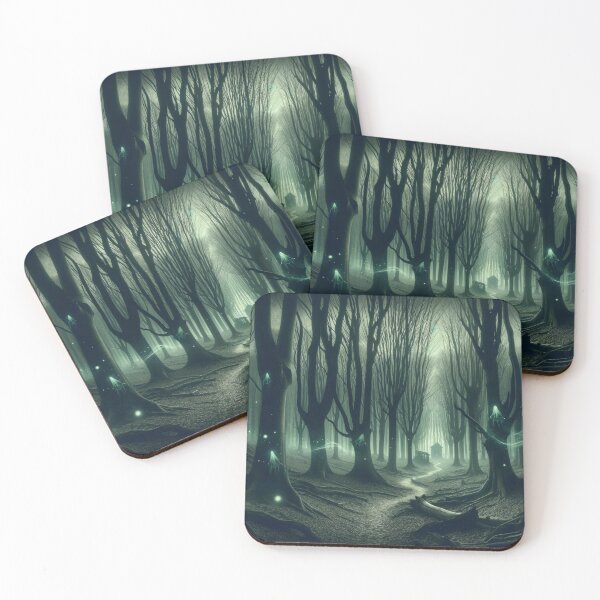 Item preview, Haunted Forest Retro Art designed and sold by InsanseCreation.