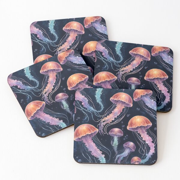 Item preview, Jellyfish swimming in harmony designed and sold by CreativPurpose.
