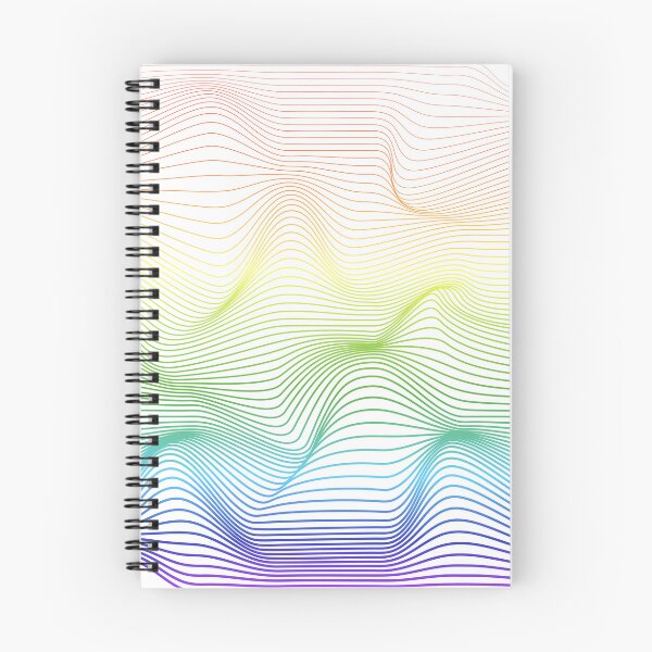 Item preview, Rainbow wavy lines designed and sold by AchromaticM.