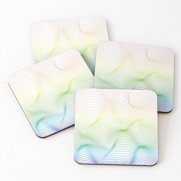 Item preview, Rainbow wavy lines designed and sold by AchromaticM.