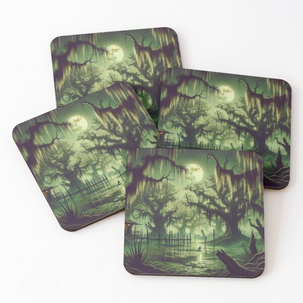 Item preview, Murky Swamp Retro Art designed and sold by InsanseCreation.