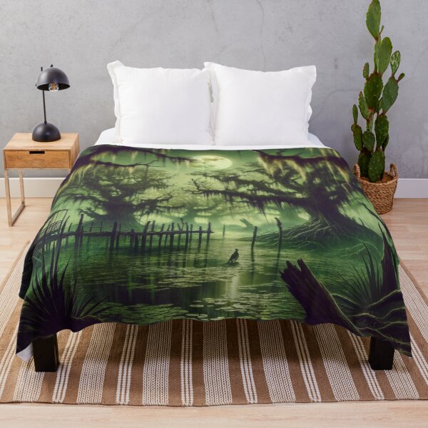Item preview, Murky Swamp Retro Art designed and sold by InsanseCreation.
