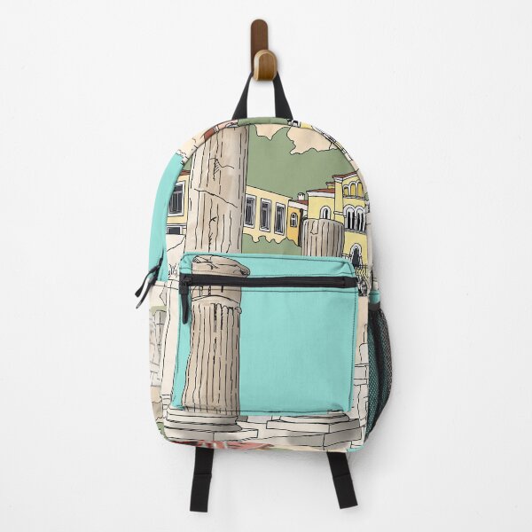 Item preview, Athens Greece Travel Print designed and sold by Ginzalluna.