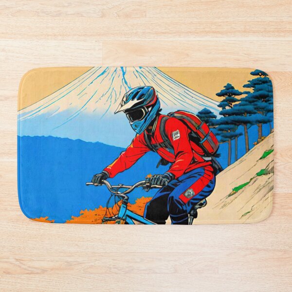 Item preview, MTB Racer on Japanese Mountain Trails designed and sold by GrizzlyCollective.