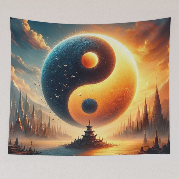 Item preview, Yin-Yang Harmony Symbol Landscape designed and sold by Simplybe1.