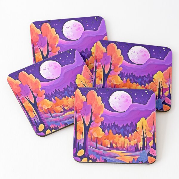 Item preview, Soft Colors: Moonlit Cartoon World designed and sold by Health And Fitness Posts e-Store.