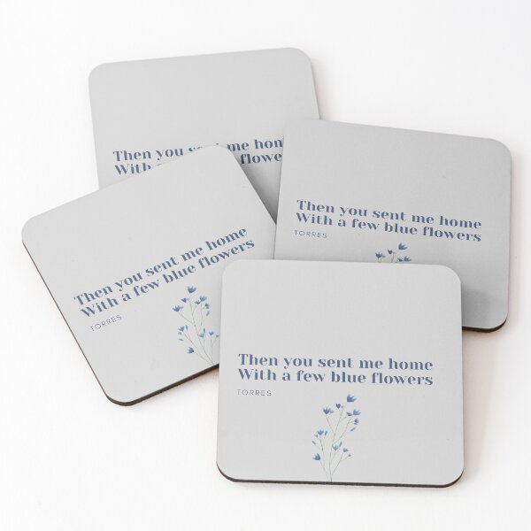 Item preview, A few blue flowers Torres Fan art designed and sold by Etaipal.