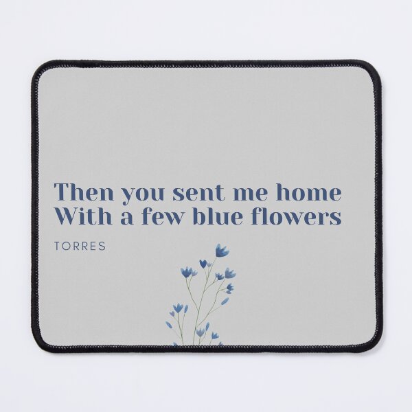 Item preview, A few blue flowers Torres Fan art designed and sold by Etaipal.