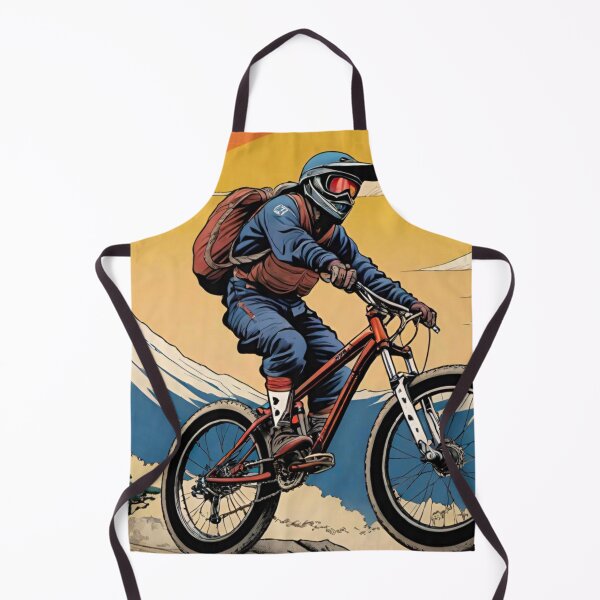 Item preview, MTB Racer Conquering Japanese Mountain Terrain designed and sold by GrizzlyCollective.