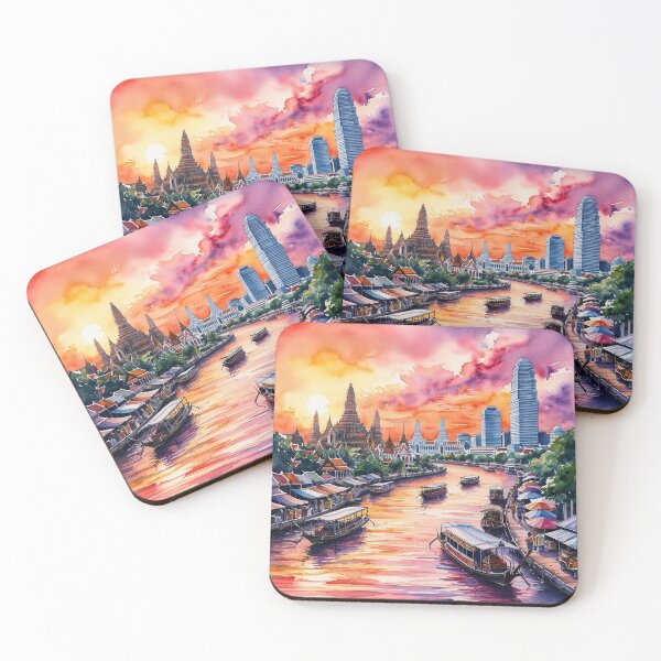 Item preview, Beauty of Thailand at sunset designed and sold by swodsman1222.